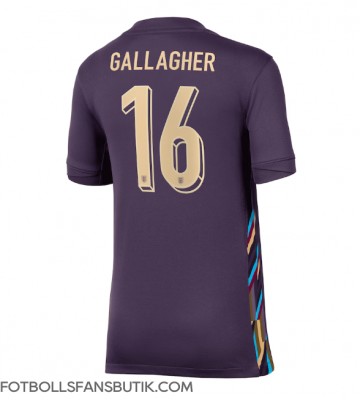 England Conor Gallagher #16 Replika Bortatröja Damer EM 2024 Kortärmad